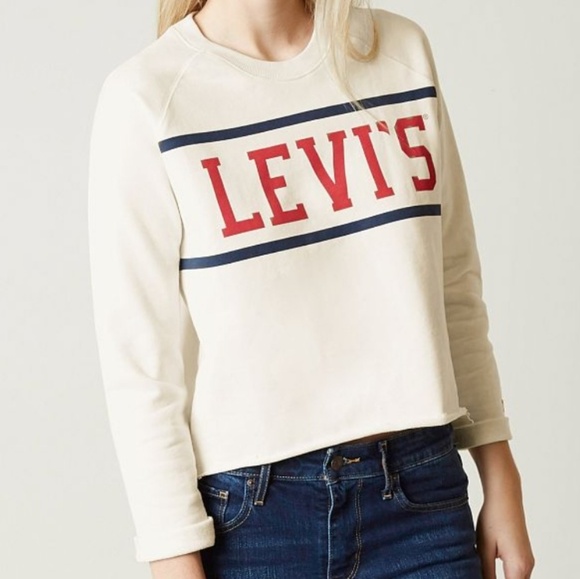 Levis Cropped Sweatshirt | Poshmark